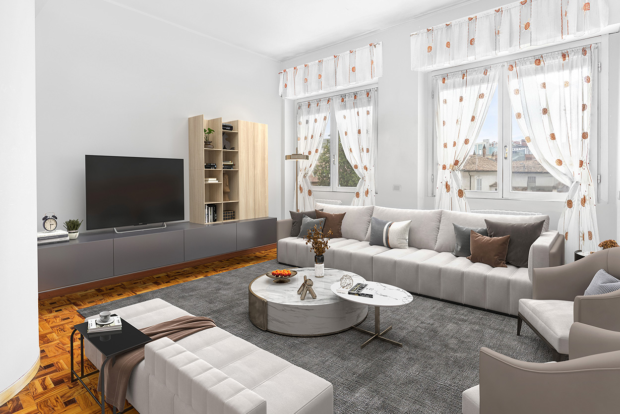 Living Room Virtual Renovation